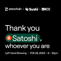 ZetaChain, Sushi, OKX Logo