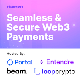 Entendre, Beam, Portal, 
Loop Crypto Logo